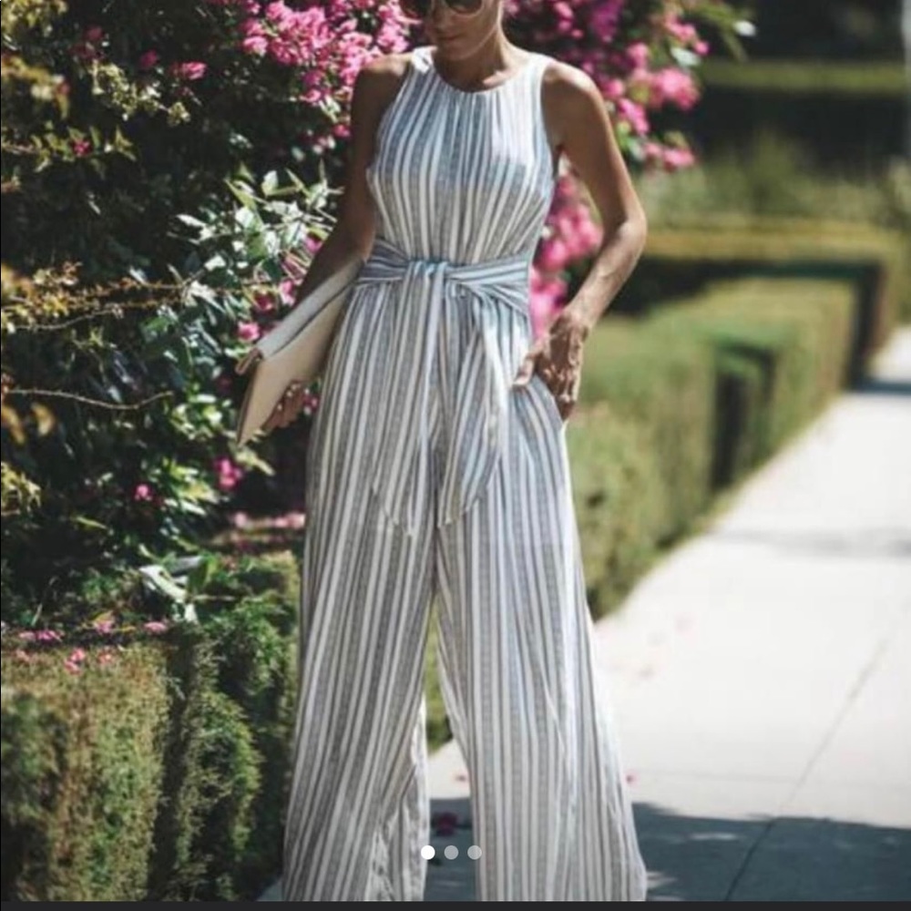 Vici Stripped Jumpsuit